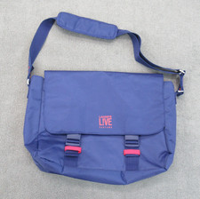 Lacoste Messenger Laptop Bag Blue Shoulder Strap