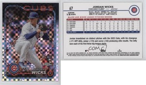 2024 Topps Chrome X-Fractor Jordan Wicks #67 Rookie RC