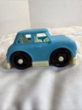 Vintage Battat Wonder Wheels Blue Toy Car 3.75"