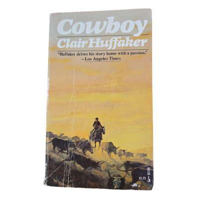 Cowboy by Clair Huffaker 1975 Pocket Book Edition Mass Market Paperback