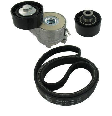 SKF VKMA33161 Keilrippenriemensatz Mit Spanner FüR Citroen Berlingo C5 III-image