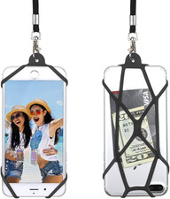    Cell Phone Lanyard, Silicone Smartphone Holder Case and Neck Strap Compatible