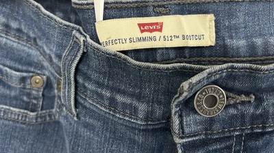 Levi's Womens Jeans 512 Perfectly Slimming Bootcut Size 14M