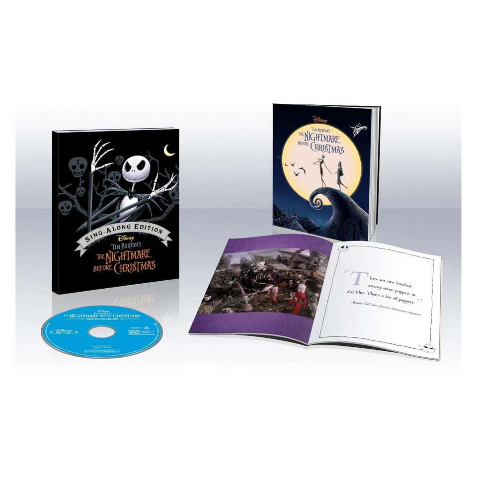 Tim Burton's THE NIGHTMARE BEFORE CHRISTMAS [Blu-ray, 2018] - NEW! - TARGET-EXCL - Image 3 of 3