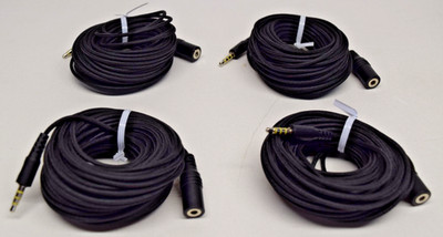 Cisco CAB-MIC20-EXT=  Standard Microphone Extension Cables  (LOT OF 4 CABLES)