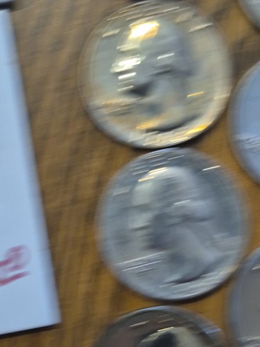 23 Beautiful Vintage 1968 S BU Washington PROOF STRUCK Quarters. UNCIRCULATED - Picture 2 of 4
