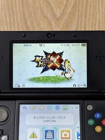 New Nintendo 3DS Black Console Super Mario Maker Cover Plates Works JP