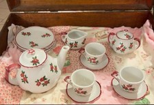 Andrea by Sadek Floral Tea Set for Girls, Children's Vintage