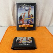 Super Volleyball Sega Genesis 1991 Tested Works No Manual