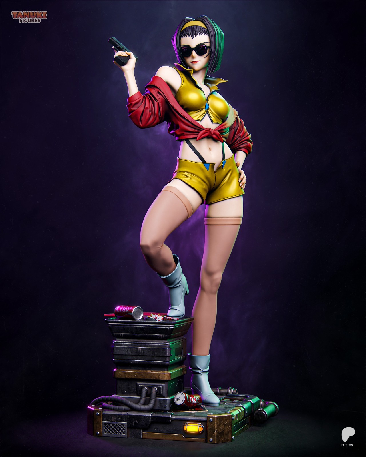 Faye - Vaquero Bebop Escala 1/6 Figura Estatua Sin Pintar Garaje Kit Resina