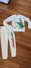 Christmas The Grinch sweatshirt pants set women  s XS