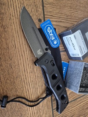 Benchmade 275GY-1 ADAMAS Knife CPM-Cru-Wear | BLACK G10 | New