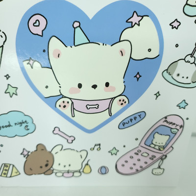 cute 4 pocket card binder Pink Pocket, Trading Card Binder with Zipper, Holds 160 Cards PVC material. Puppy Dog Anime 4 Pocket