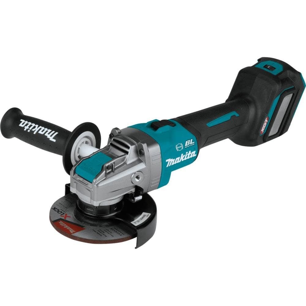 Угловая шлифовальная машина Makita 40V Max Xgt 5 дюймов с фиксатором без инструмента 57590₽