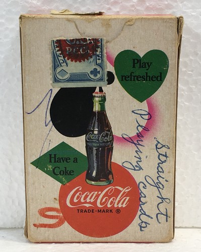 COCA~COLA   1951     PLAYING CARDS OPENED  DECK