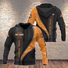 Personalized Harley Racing Davidson 3D Hoodie , Unisex Adults S-5XL