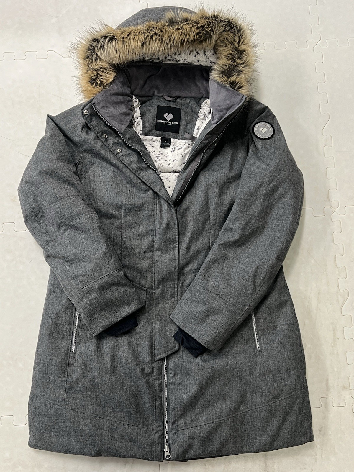Obermeyer Sojourner Down Jacket - Women's CHARCOAL SIZE 14