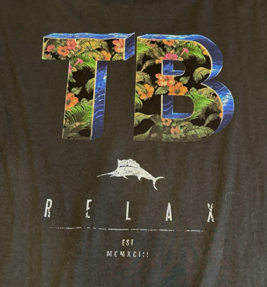 Tommy Bahama Floraborealis Tee Short Sleeve in Coal Floral Graphic Print Large View 3