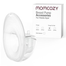 Momcozy Mobile Style M6 Breast Pump Collector Cup 24mm DoubleFit Flange White