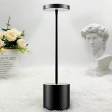 Rechargeable LED Table Lamp, 5000mAh Cordless Battery Operated Table Lamps, 3 Co
