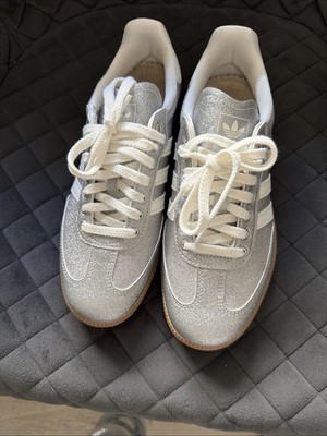 adidas Turnschuhe Sneaker Sabrina Silber 38.5