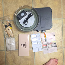 NEXPOTTERY Electric Pottery Wheel Kit w/ Tools Clay Splash Pan Manual AC Adapter