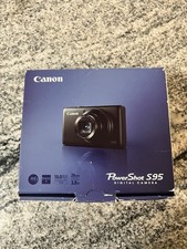 Canon PowerShot S95 Compact Camera Black 10.0MP 3.8x Zoom Built-in Flash