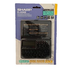 NEW! SHARP EL-6590B MEMO MASTER Electronic Organizer 32kb 9 BUILT-IN FUNCTIONS