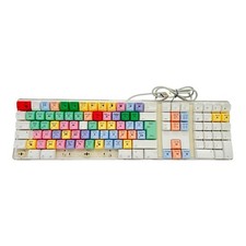 Apple A1048 USB Keyboard QWERTZ | Logic keyboard Logic Pro / Studio Colorful