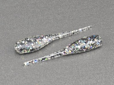 (26)  1.6'' SLAB HUNTER ''Disco'' GRUBS BAIT JIGS CRAPPIE BABY SHAD