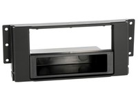 Autoradioblende 1-DIN Einbaurahmen Schwarz FüR Land Rover Freelander 2 LF