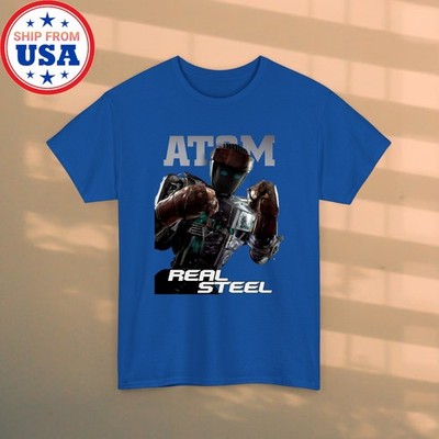 Atom Robot Real Steel Men's Blue Size S-5XL