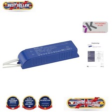 Versatile 12V 20-60W Transformer - Dimmable for Halogen Use with Safety Features