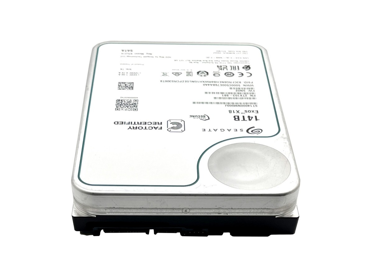 Seagate 14TB Exos X18 7200RPM SATA 6Gb/s 256MB 3.5