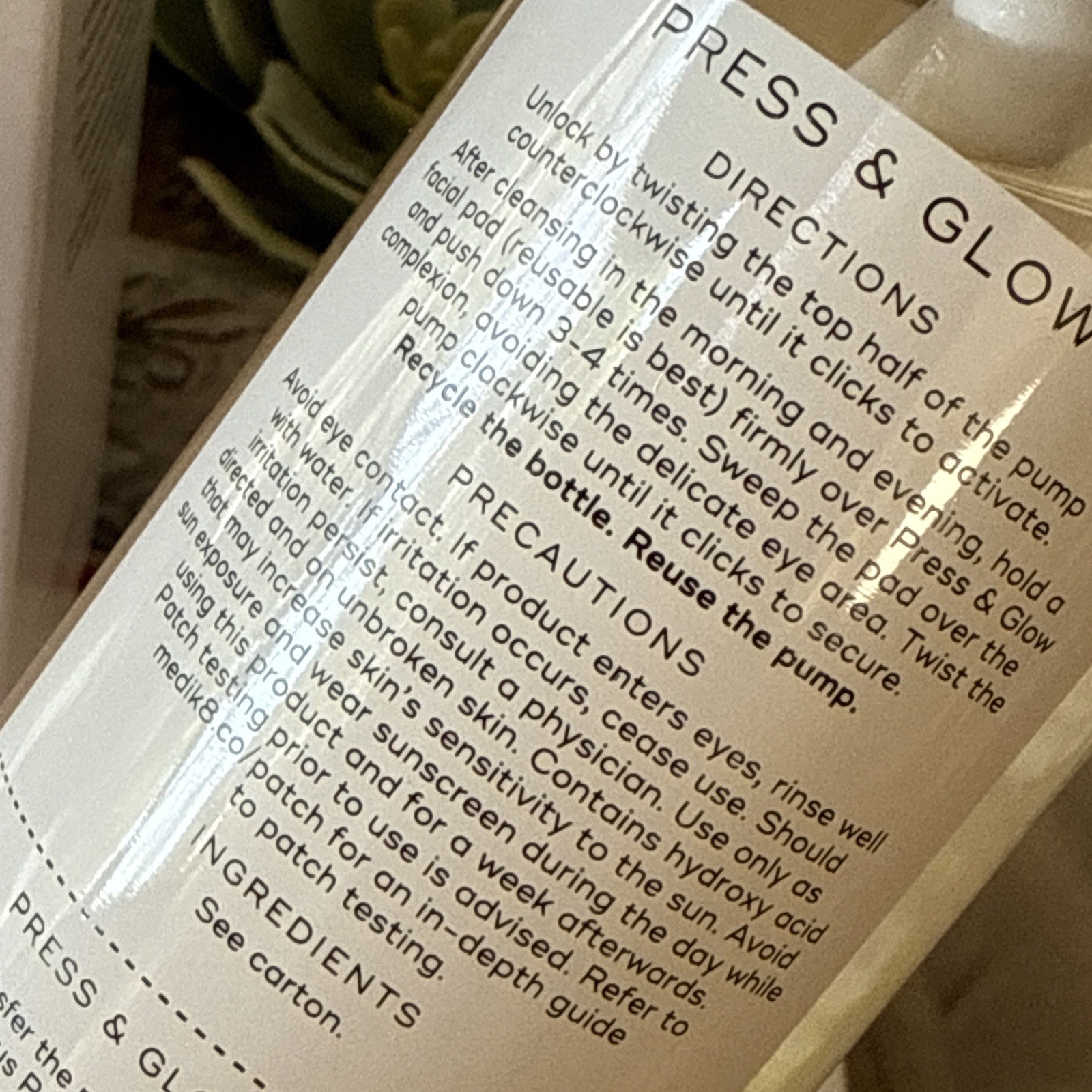 Medik8 Press and Glow Daily Exfoliating PHA Tonic with Enzyme Activator - 200 Ml