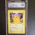Wizards of the Coast 1999 Base Set Pikachu Shadowless Red Cheeks CGC 10 #58/102