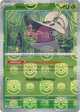 Shelmet (Master Ball Pattern) 008/086 Holo WHT SV: White Flare