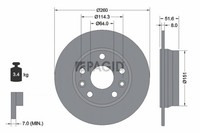 2X Pagid Bremsscheibe Voll Ø260Mm FüR Nissan Juke F16 Renault Captur II HF