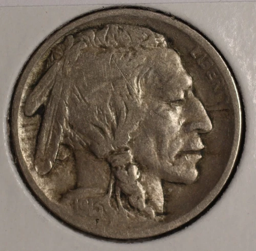 Buffalo Nickel. 1913 D. Fine Type 1.   Lot # 9049-43-07