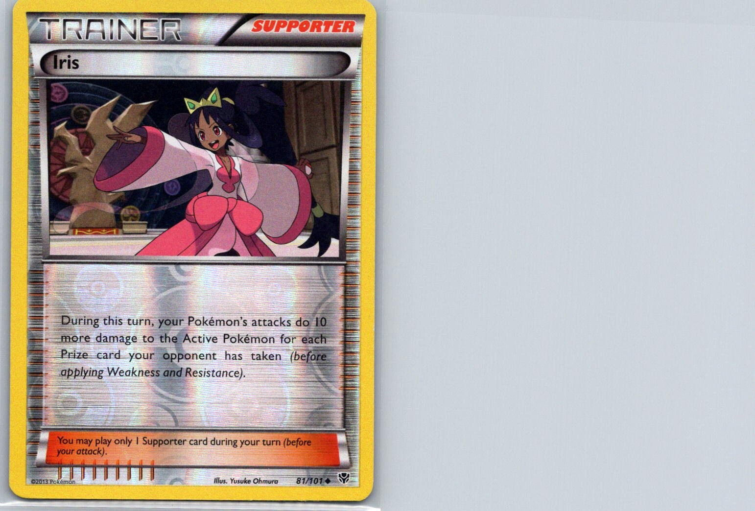 Pokemon TCG Iris 81/101 Plasma Blast Rev Holo LP