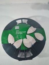 HOME ACCENTS HOLIDAY100 Count Warm White Faceted C9 LED Lights 65ft Christmas