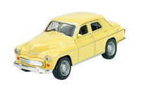 Welly Warszawa 224 Beige 1:43 Die Cast Metal Neu Im Kasten