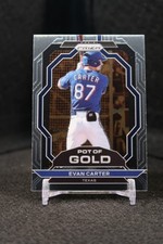 2023 Panini Prizm - Pot of Gold Evan Carter #PG9 (RC)