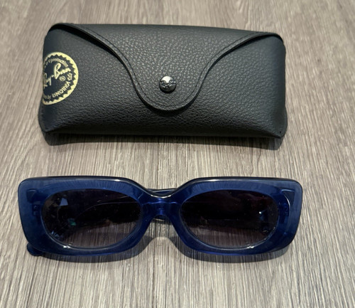 Crap Eyewear The Supa Phreek Clear Blue W/ Gradient Gray Lenses