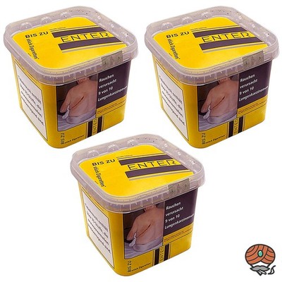 ENTER Volumentabak Box 3x 250g Zigarettentabak / Stopftabak