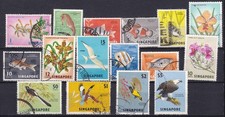 SINGAPORE 1962 FLORA & FAUNA USED