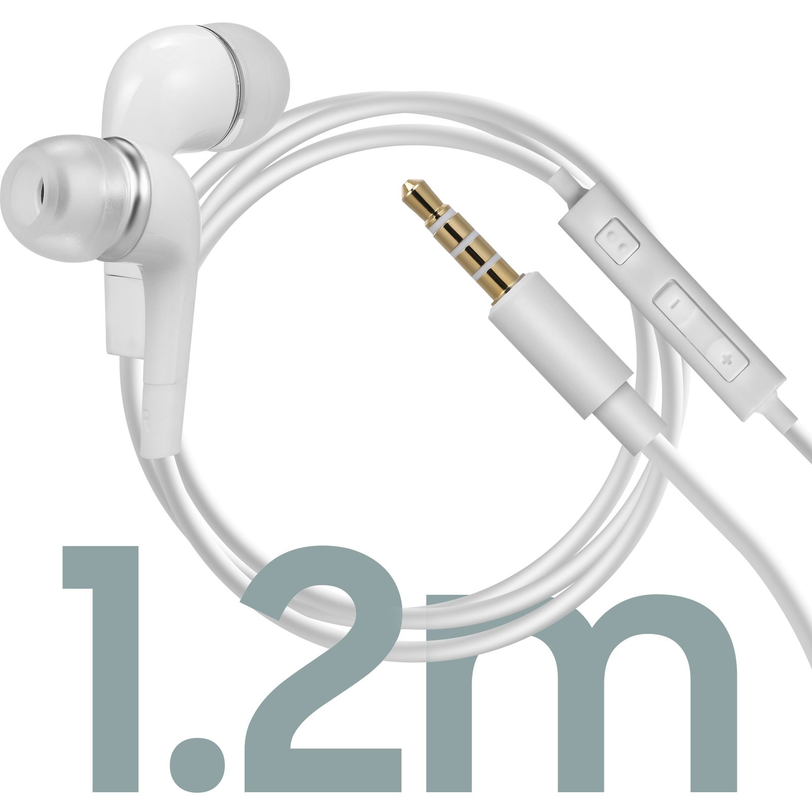 Écouteurs intra-auriculaires EHS64AVFWE avec télécommande et micro intégrés