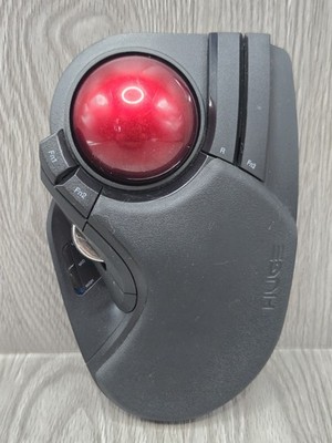 Elecom Huge Trackball Mouse M-HT1DR Wireless Black Red Ergonomic NO  Dongle