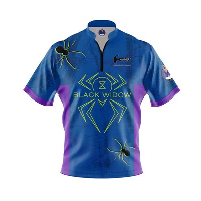 Personalized Name Hammer Black Widow V1 Grunge Bowling Jersey Shirts All Size