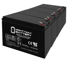 Mighty Max 12V 7.2AH Replacement Battery for CyberPower RB1270X4E UPS - 4 Pack